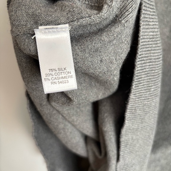 Banana Republic Charcoal V-Neck Sweater - Picture 4 of 5